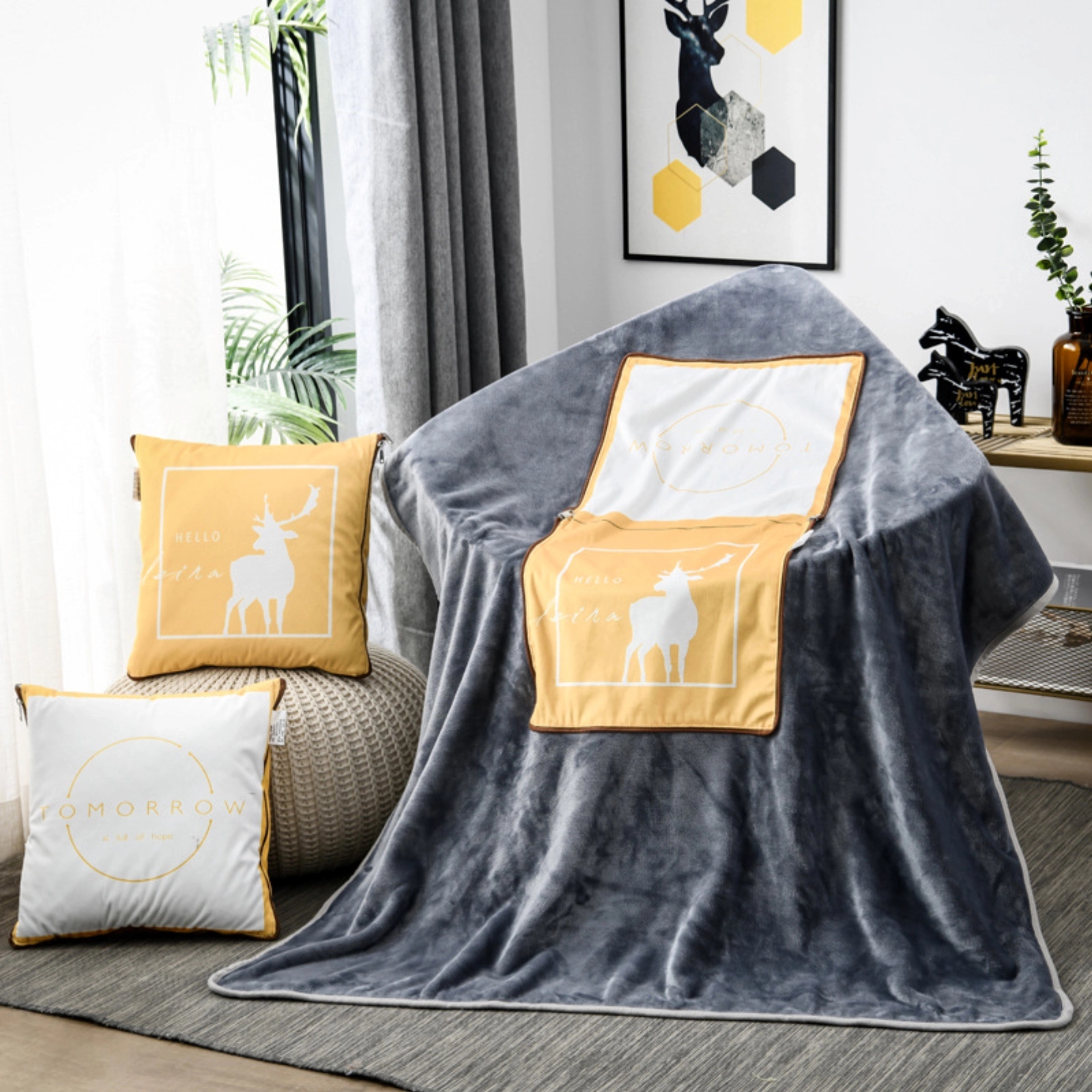 Blanket Pillow Comforter 2 In 1 1