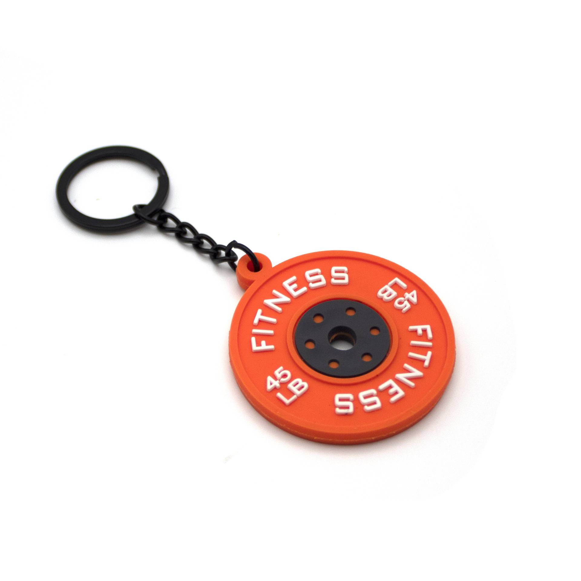 PVC dumbbell key chain 8