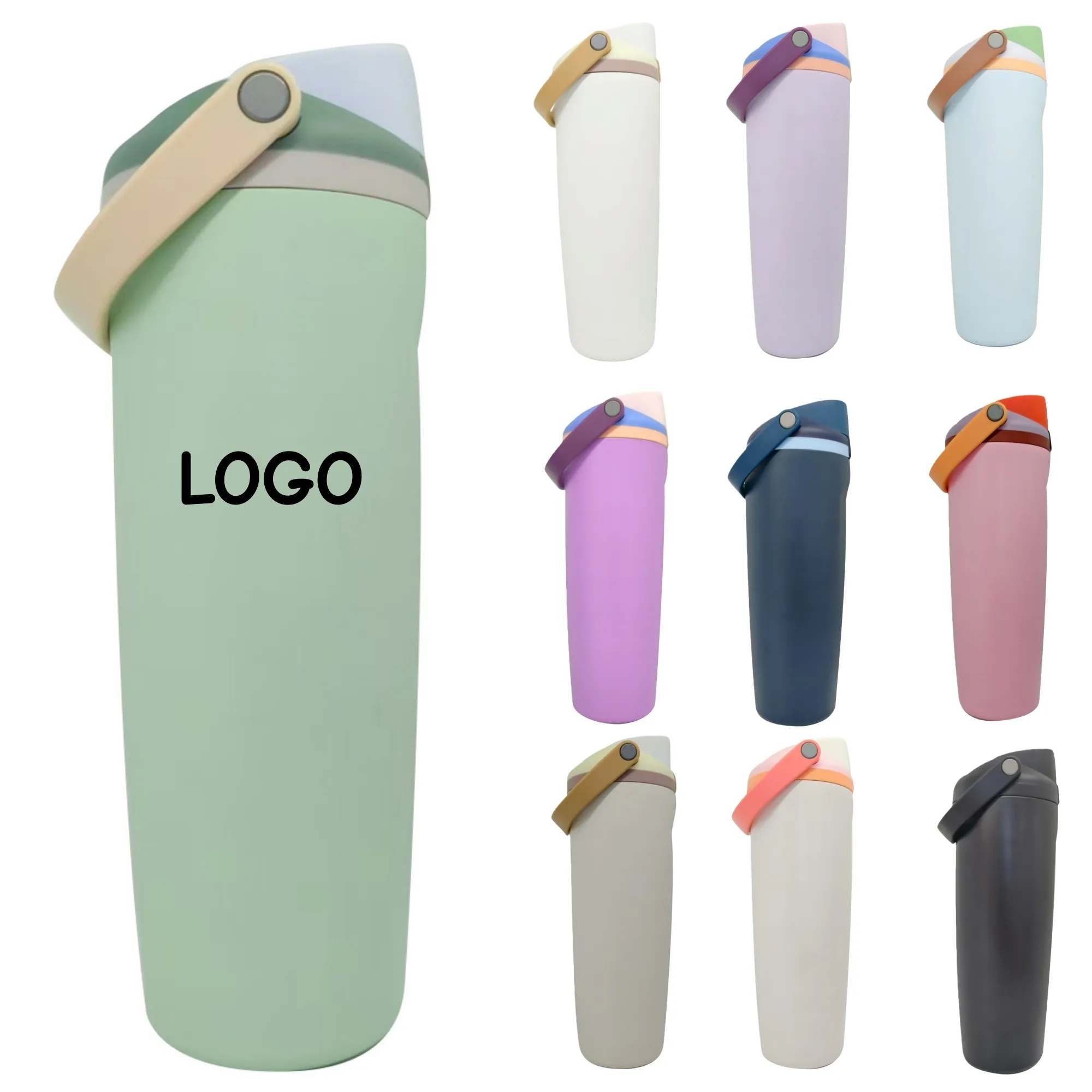 Custom 30oz Tumbler With Handle Stainless Steel Cup