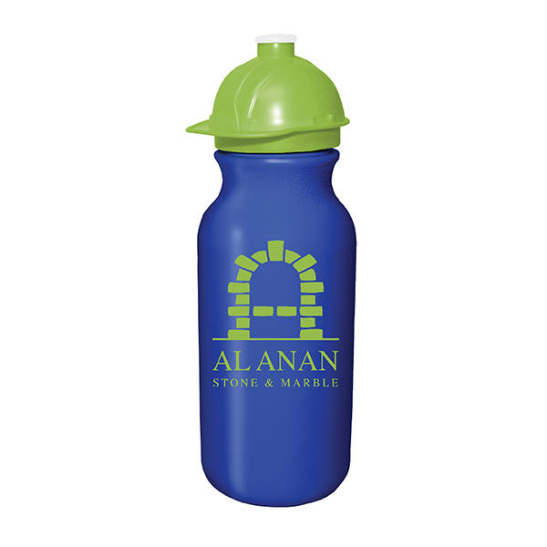 20 oz. Value Cycle Bottle w/ Safety Helmet Push 'n Pull Cap 3
