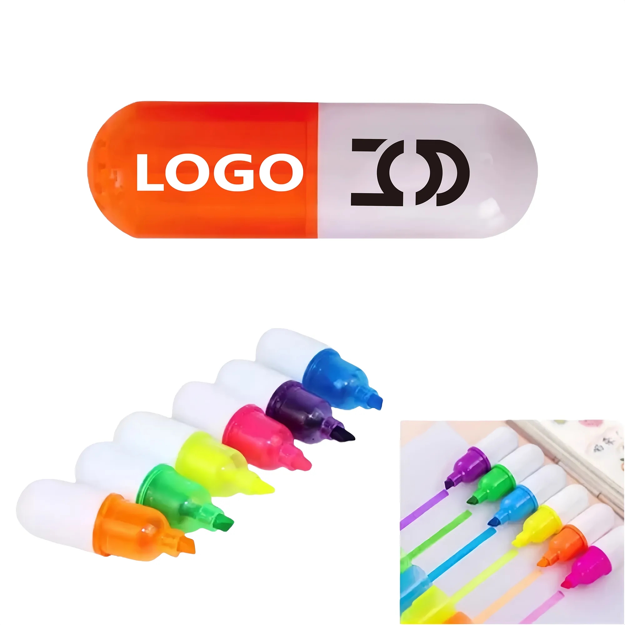 Mini Highlighter Pens 2