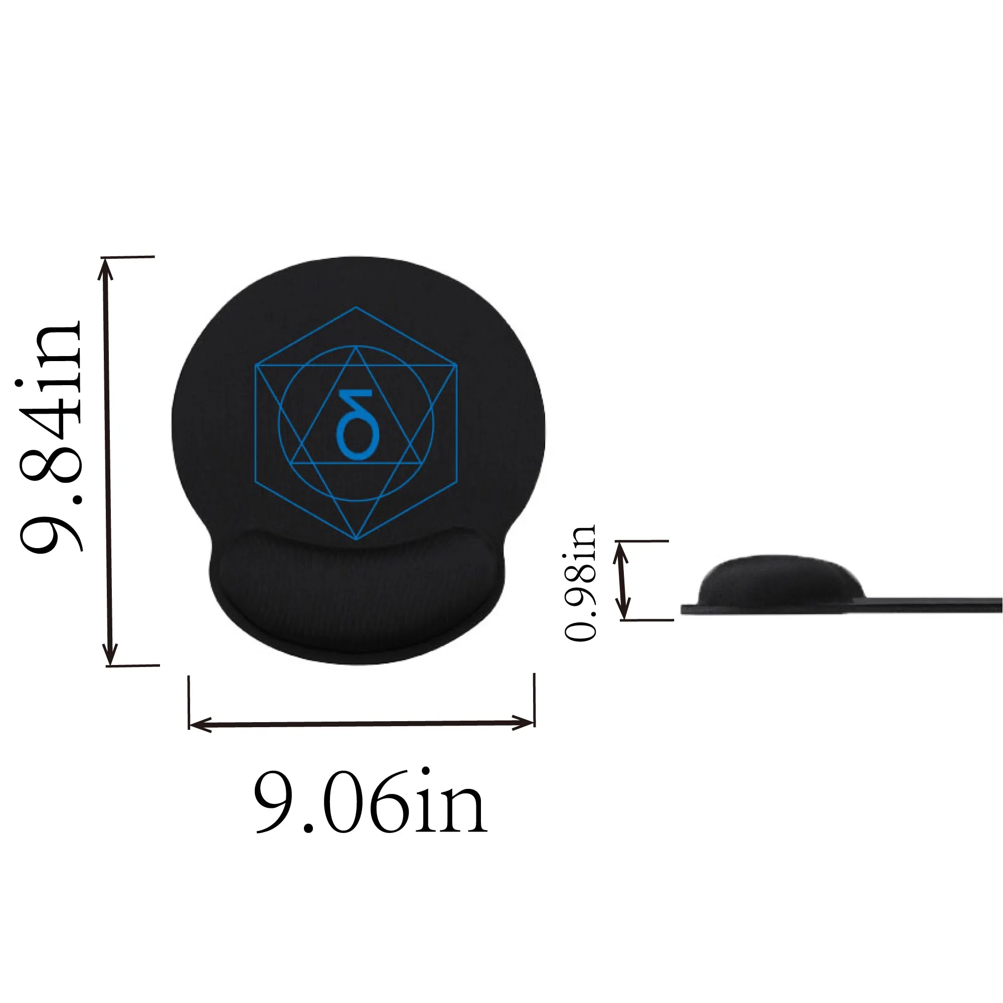 Comfortable memory pad wrist mouse 2