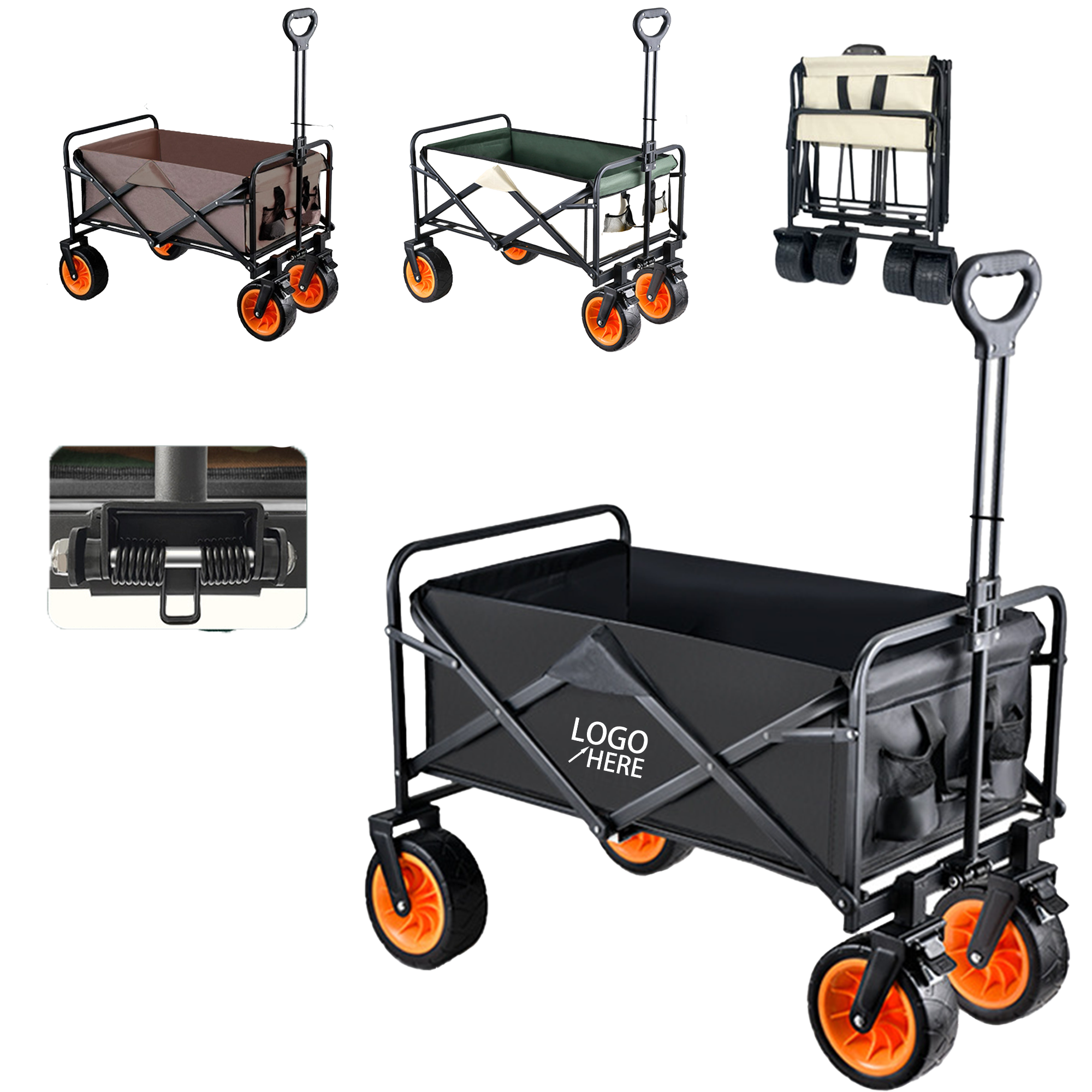 Metal Utility Trolley for Camping 2