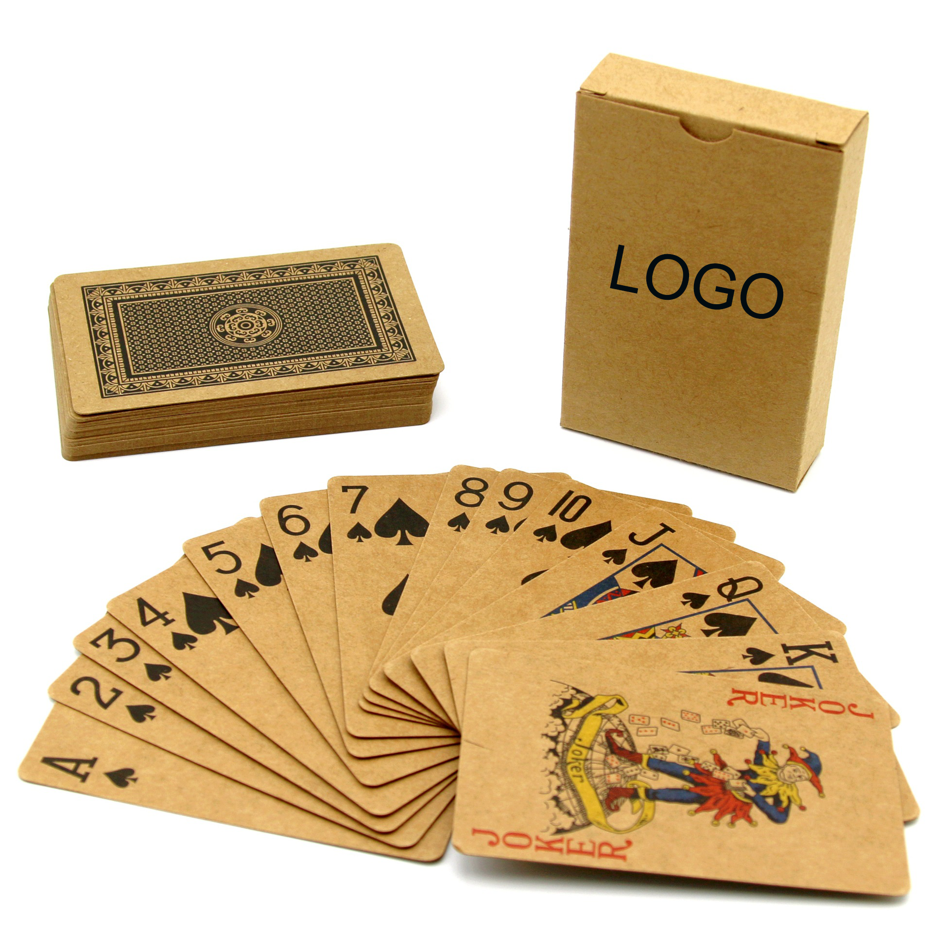 Eco-Friendly Kraft Paper Poker Playing Card 6