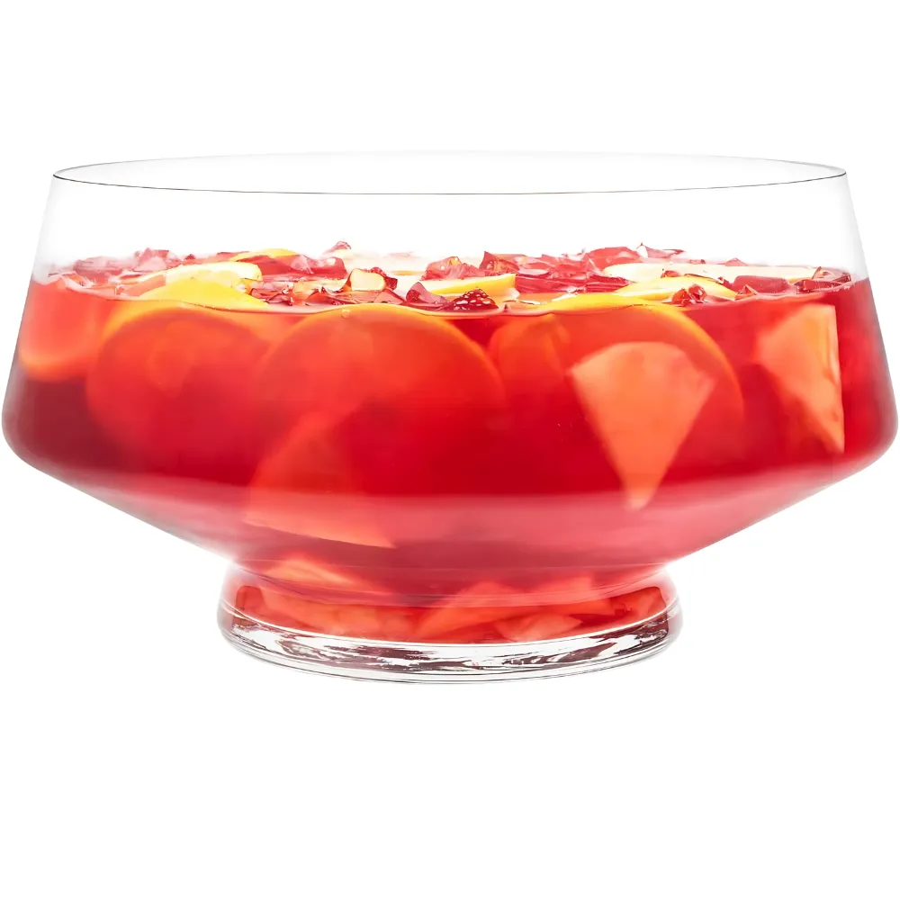 2.5Gal Footed Glass Punch Bowl 2