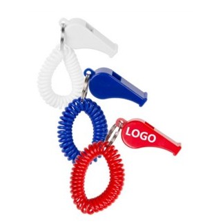 Whistle Coil Key Chain 1