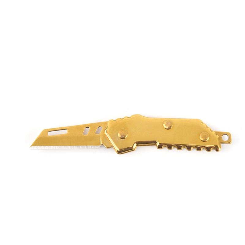 Mini Stainless Steel Folding Pocket Knife with Strap Hole 9