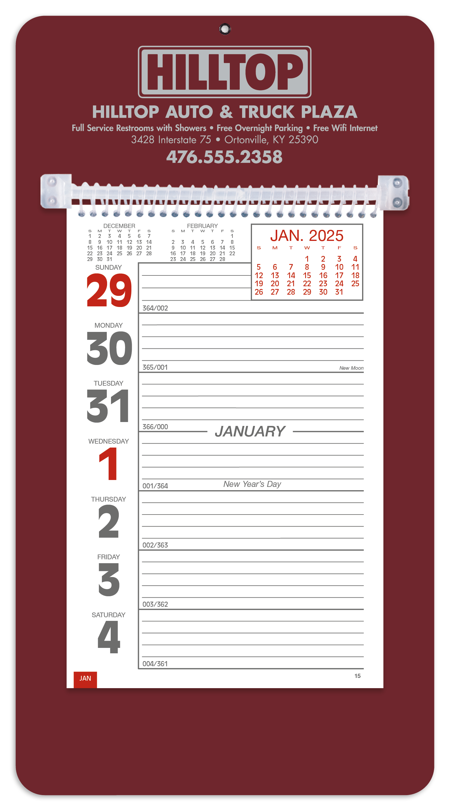 Triumph® Calendars Weekly Memo Calendar 35