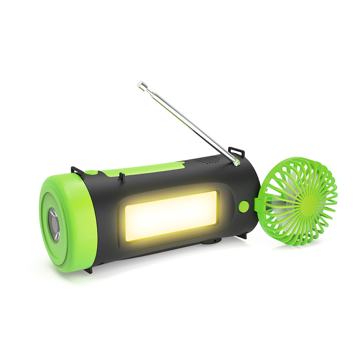 ResQ Emergency Hand Crank Weather Radio – AM/FM/NOAA, Camping Fan & 4000mAh Power Bank 3