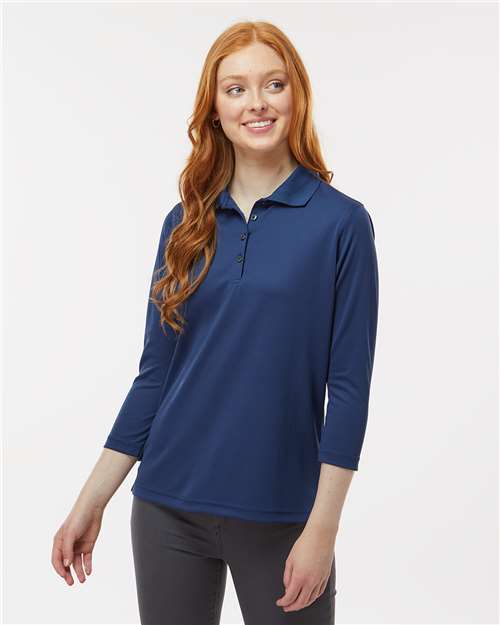 Women's Lady Palm Three-Quarter Sleeve Polo - 120 67