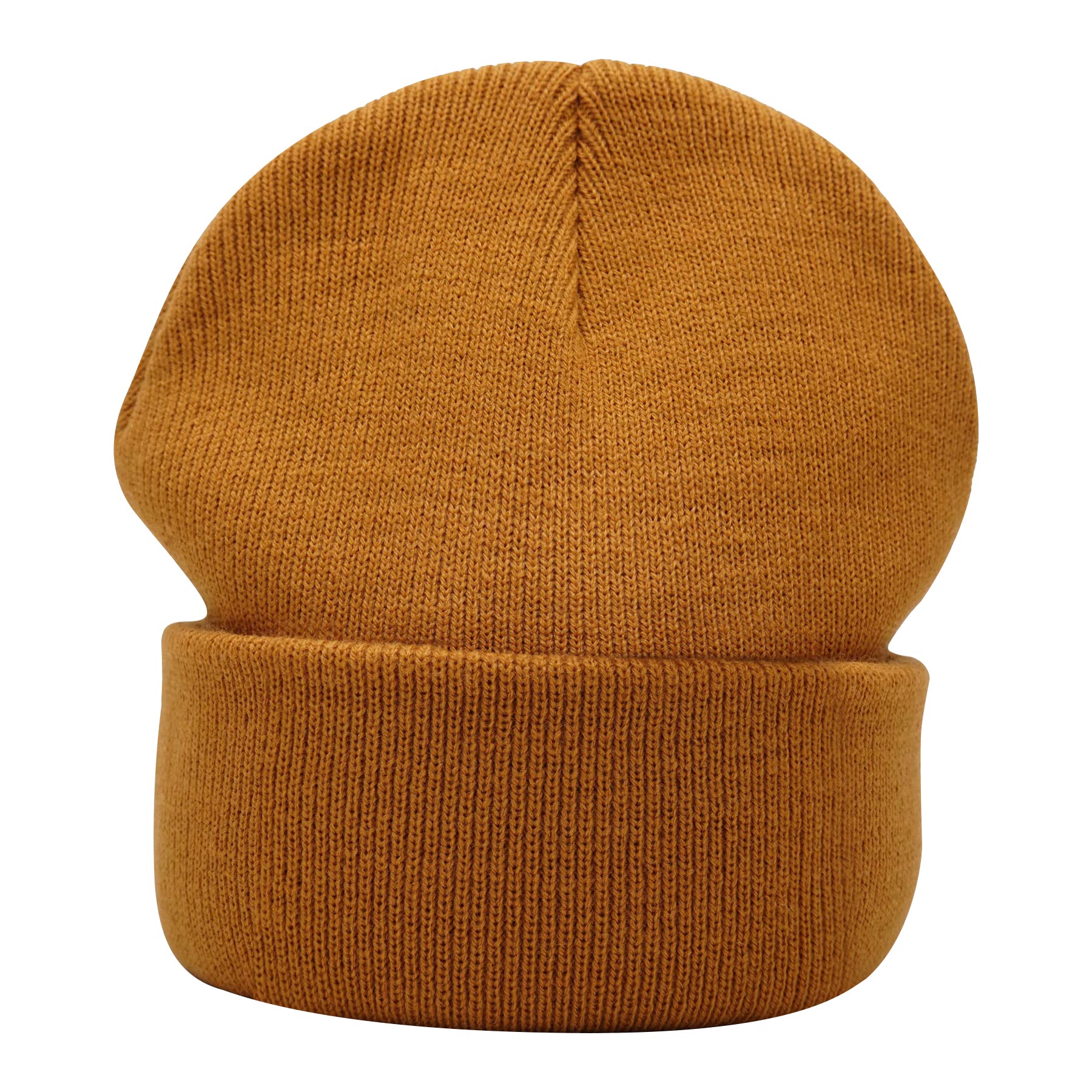 Embroidery Curled Solid Classic Beanie Knitted Cap 16