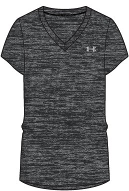 UA Tech Twist Women's V-Neck Short Sleeve 34