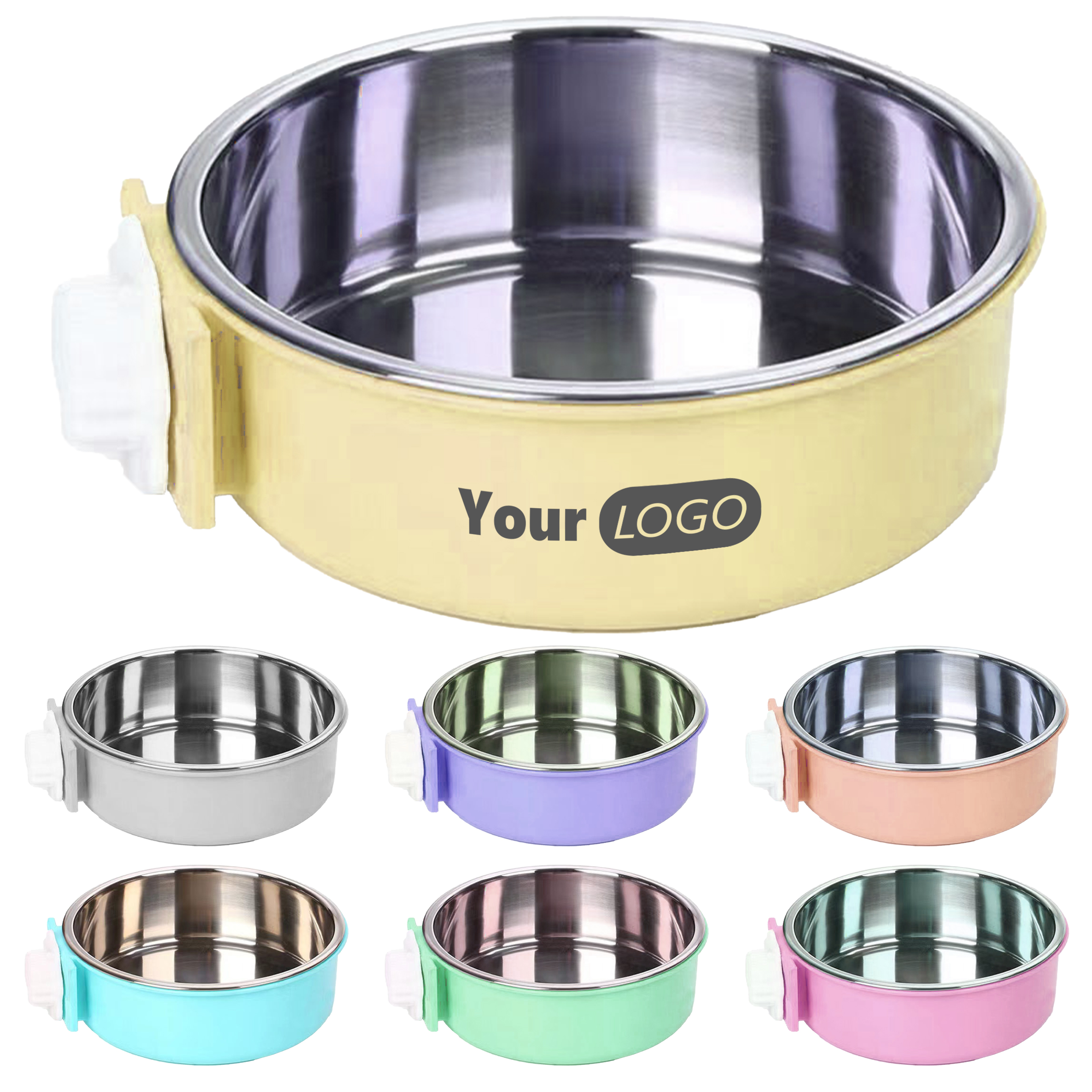 Plastic Durable Hanging Pet Bowl 4