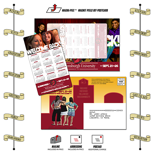 Announcement Magna-Peel Postcard (8.5x5.25) with 3.5x6 Magnet 2