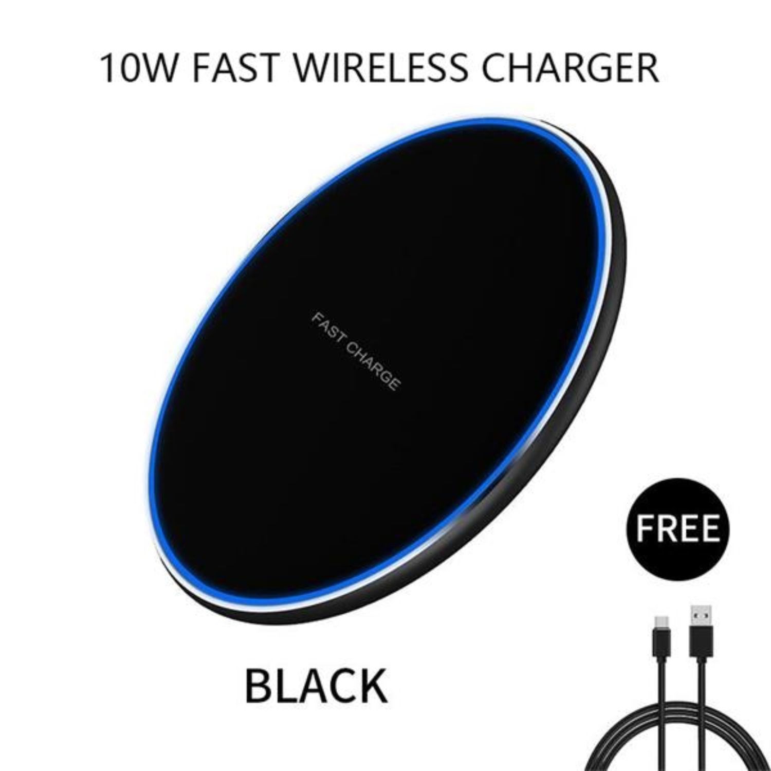 10w wireless universal fast charging pad 2