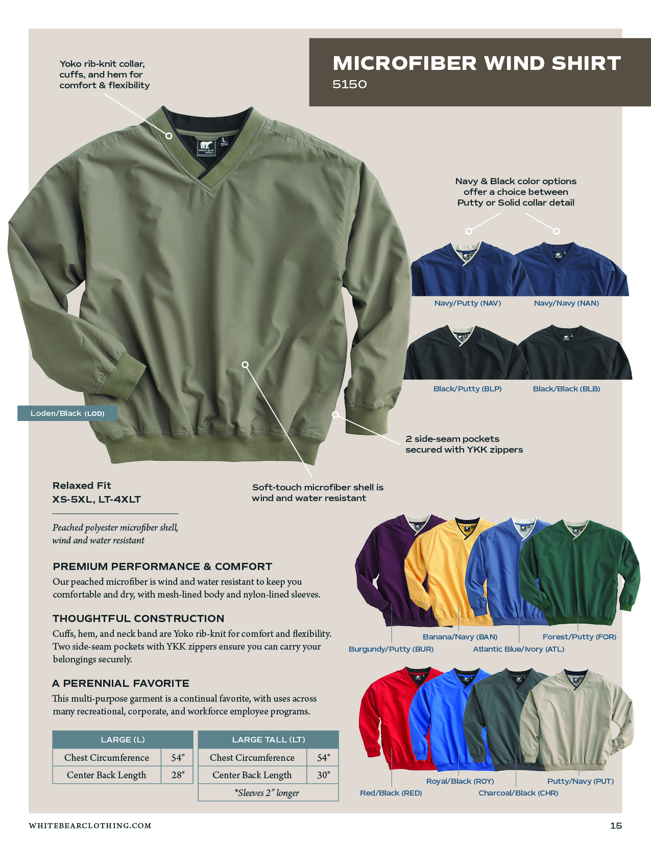 White Bear® Microfiber Windshirt 11