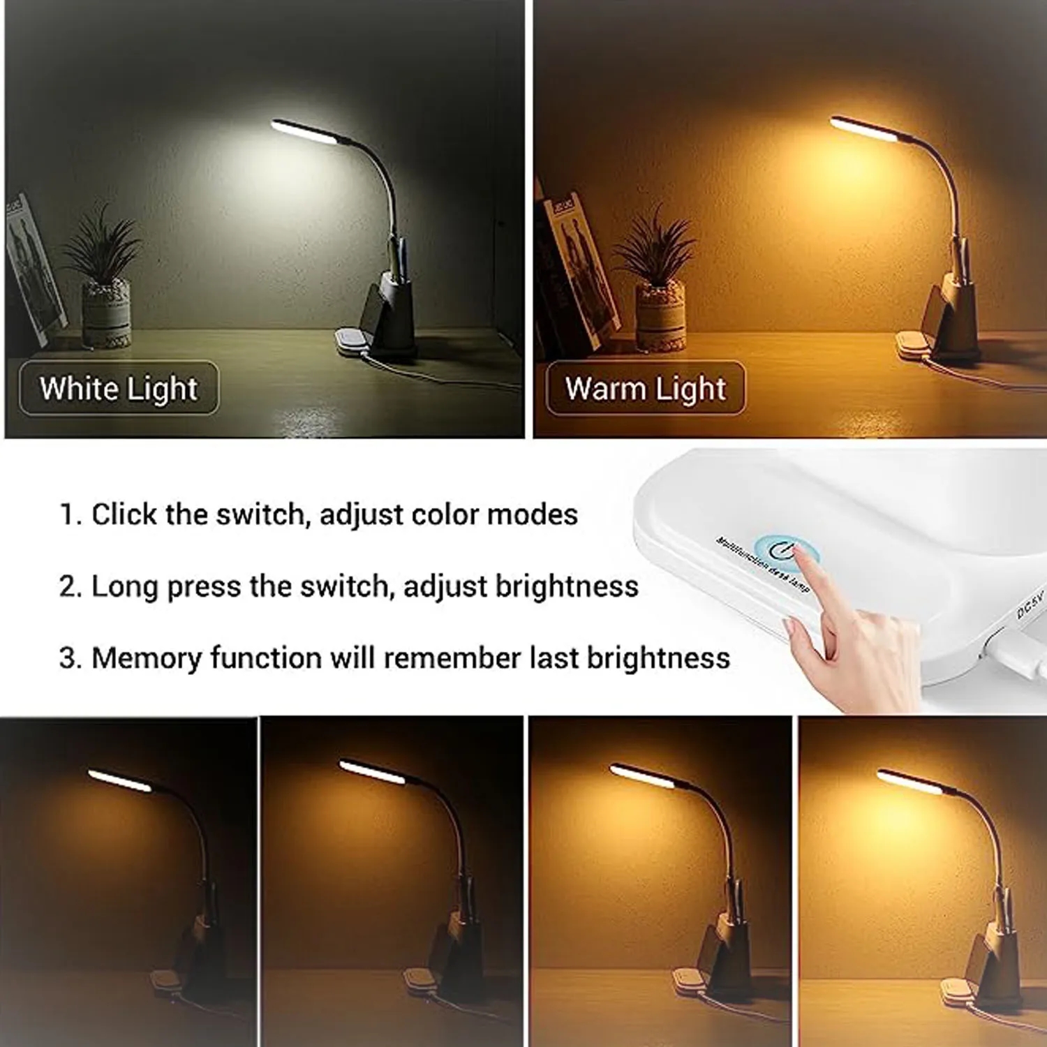 Multi-Functional Fan Usb Pen Holder Lamp 3