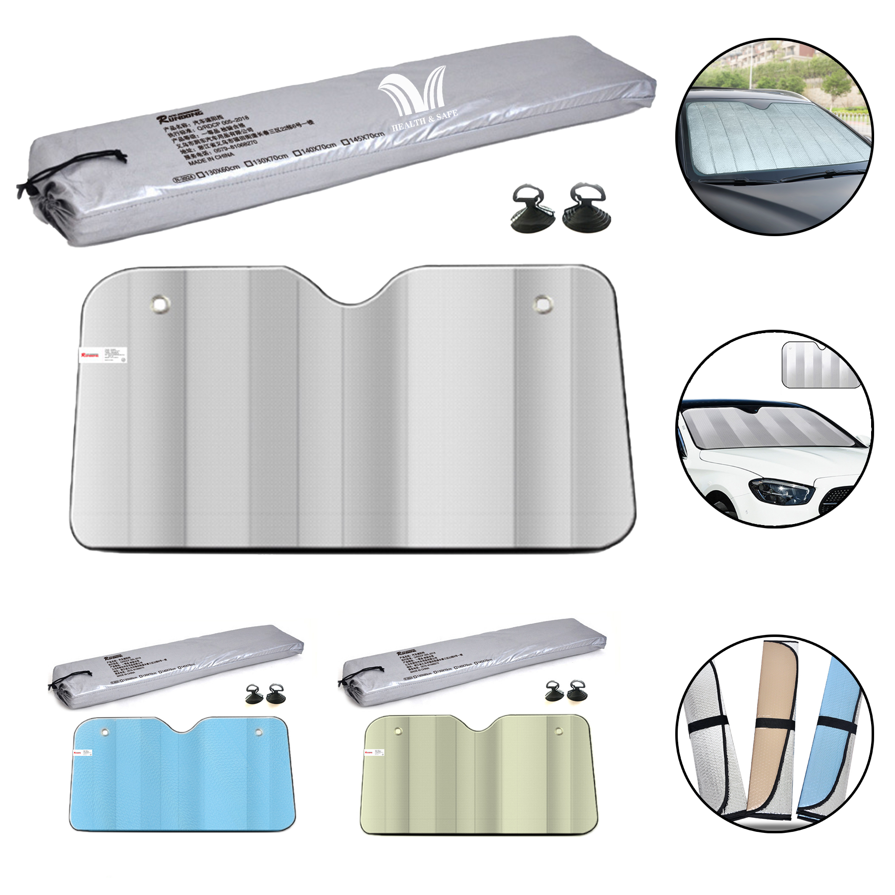 Windshield Sun Shade Foldable 1