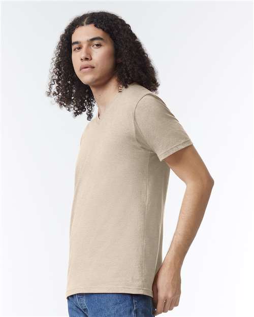 Unisex CVC V-Neck Tee - 2006CVC 24