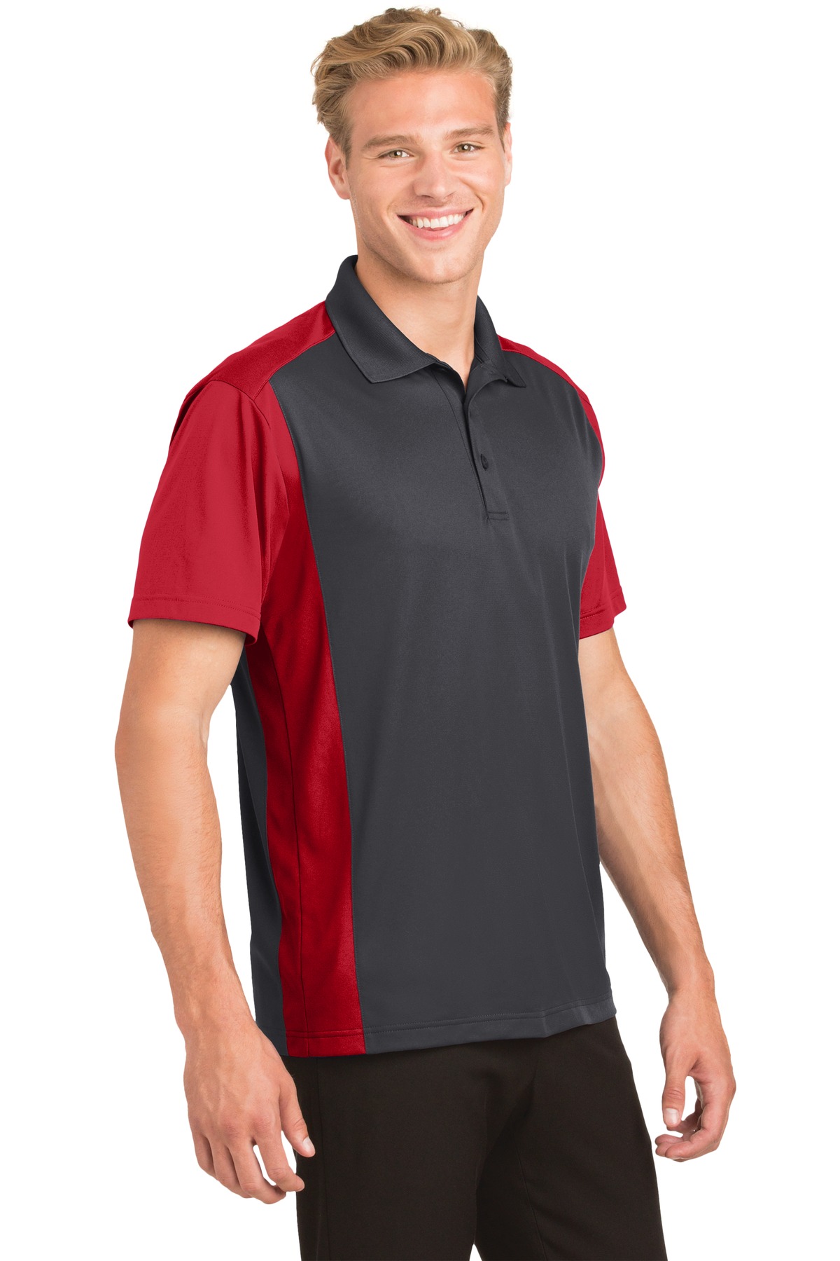 Sport-Tek Colorblock Micropique Sport-Wick Polo. ST652 60
