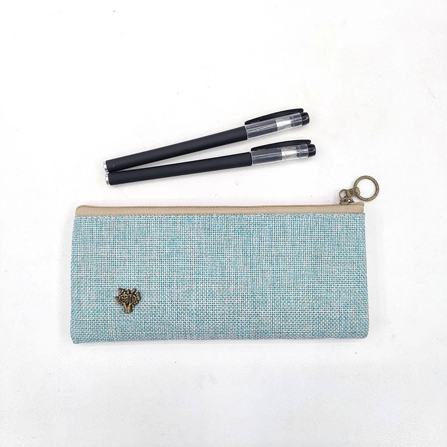 Classic Design Linen Pencil Case 2
