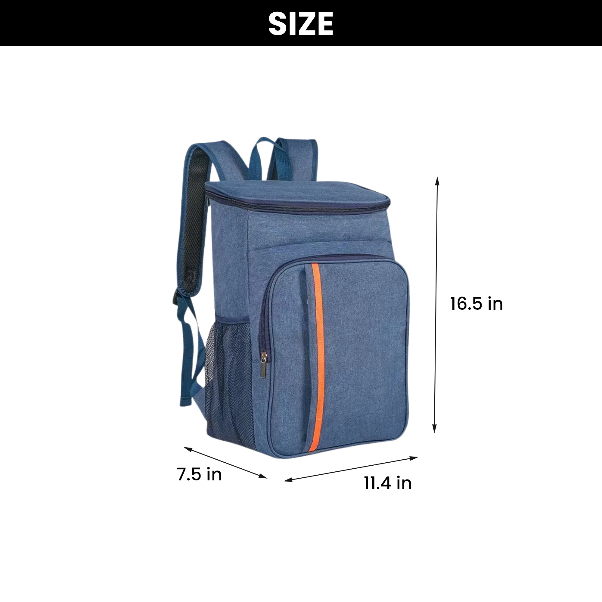 Lightweight Insulated Backpack Cooler for 24 Cans 5