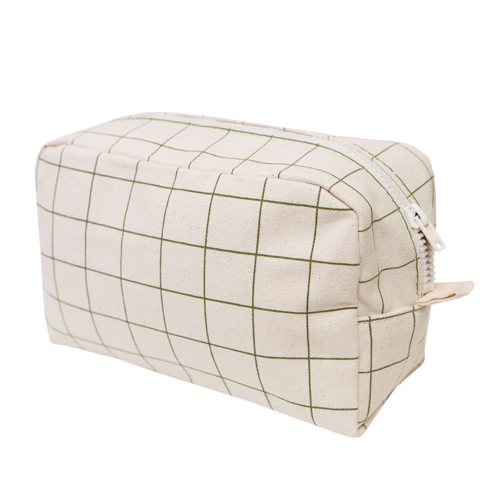 15 Oz. Canvas Travel Kit Windowpane Plaid 9