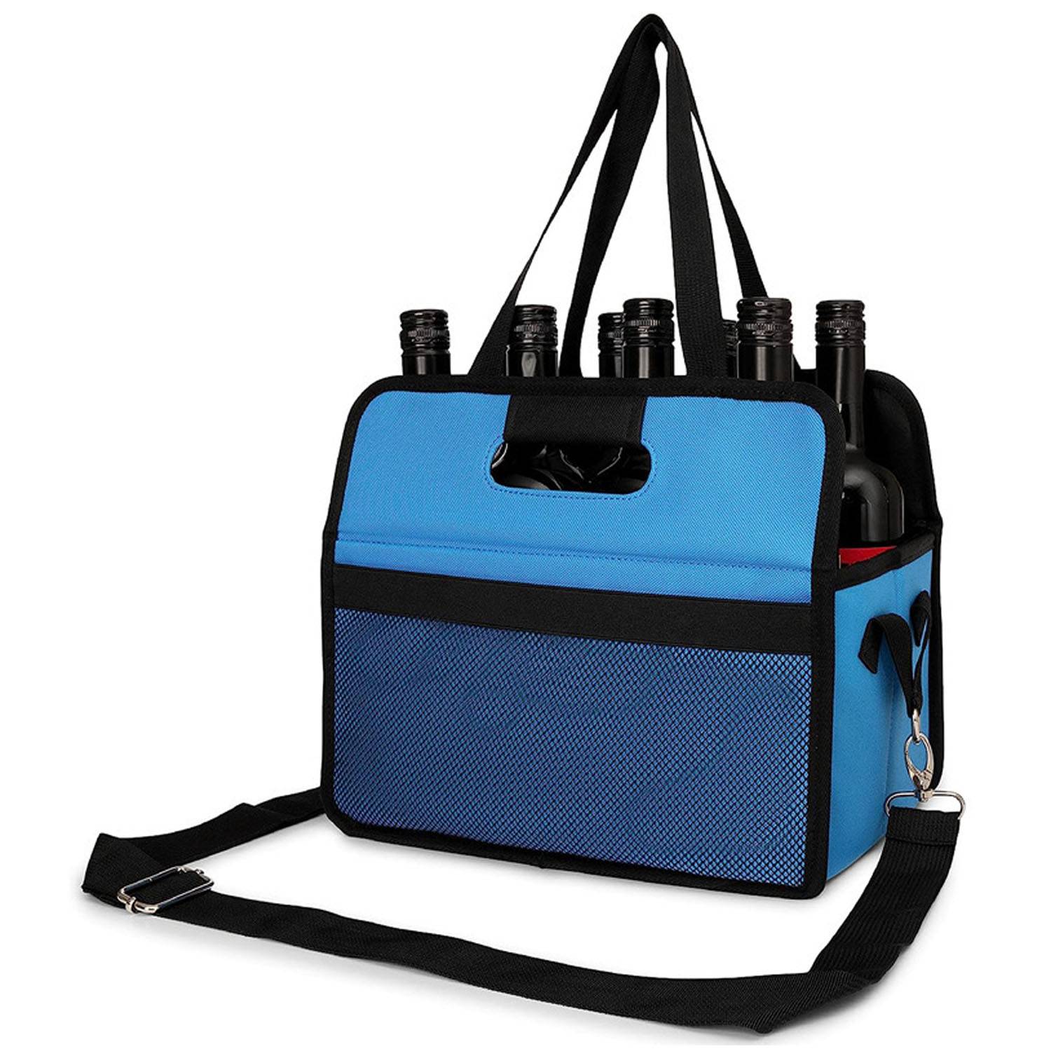 Foldable Multiuse Bottle Carrier Tote Bag 12