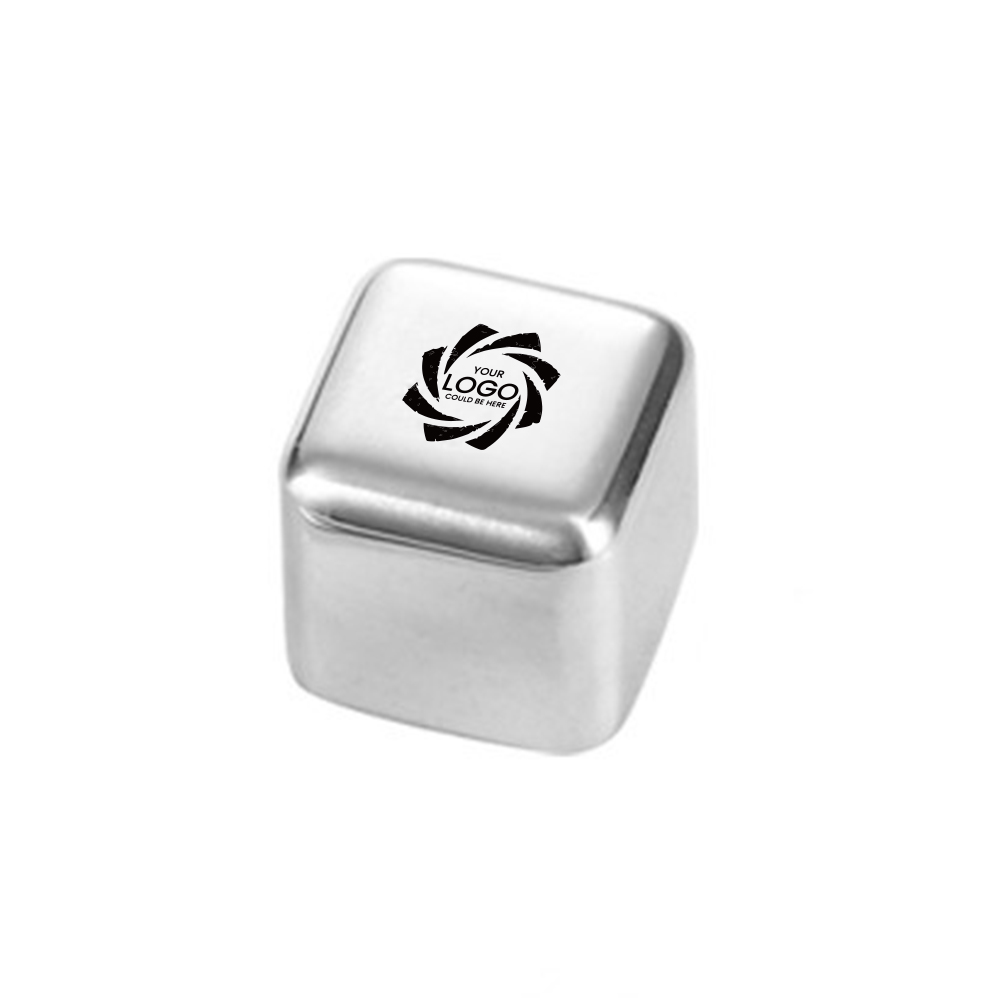 Stainless steel ice cube 1