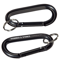 Aluminum Carabiner with Key Ring 13