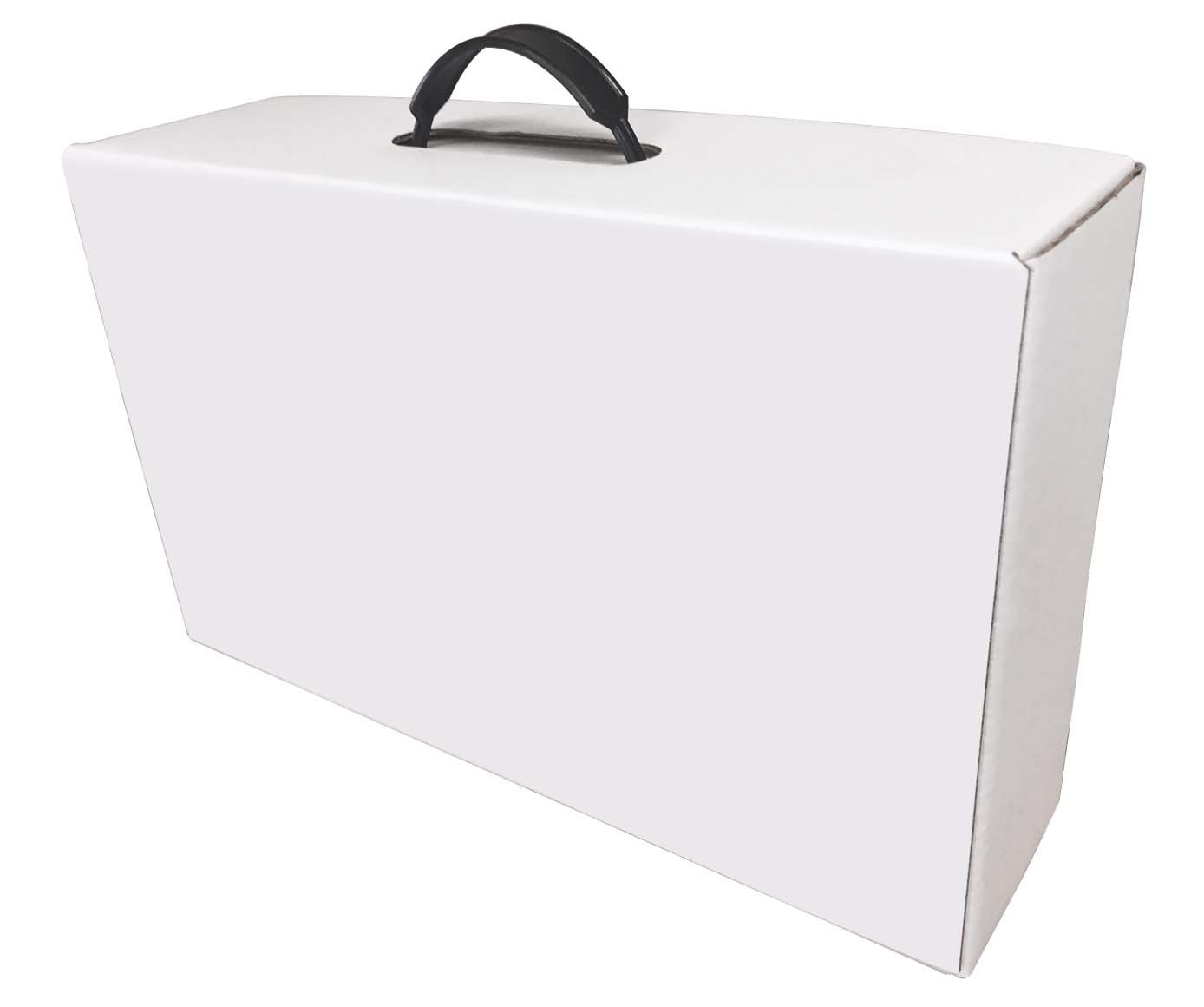 14 3/4" x 9" x 4" - B-Flute Box with Handle 1