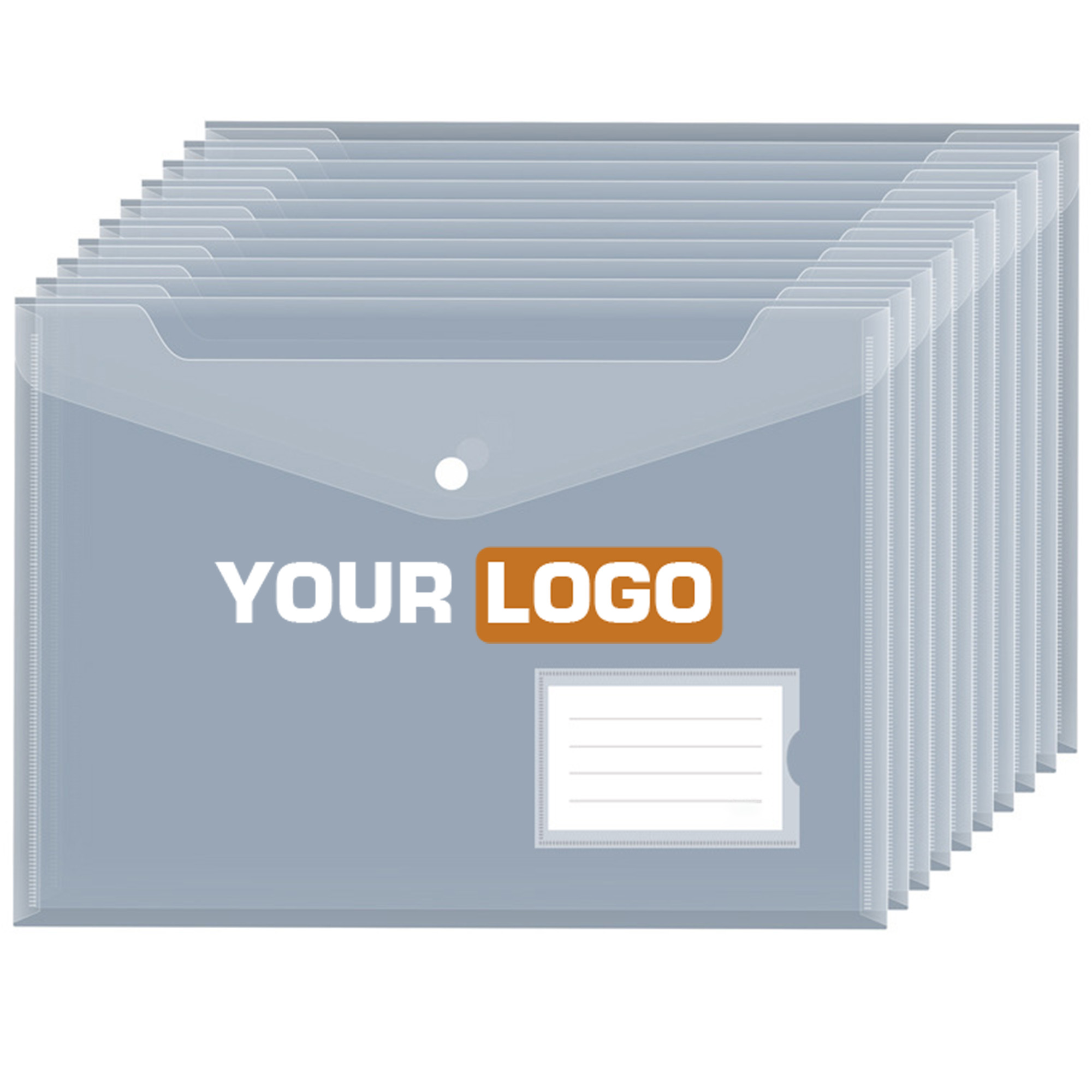 A4 Transparent Label File Bag 2