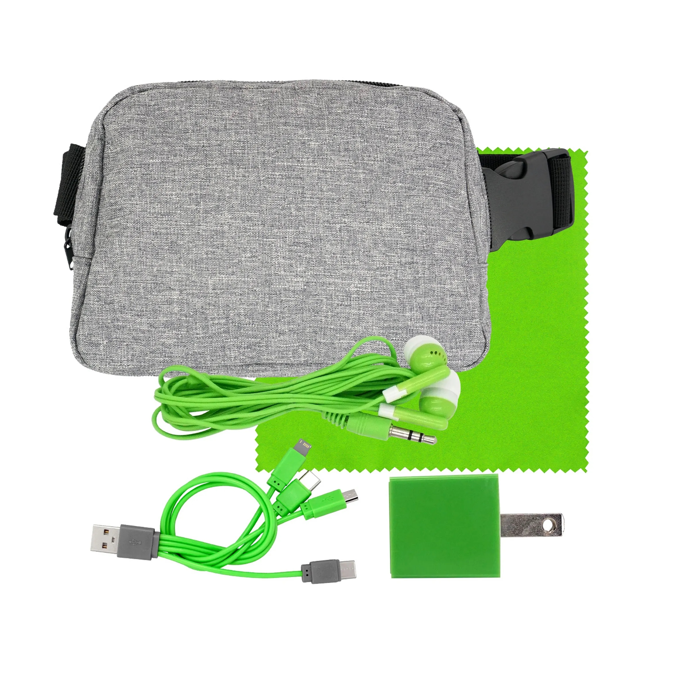 RECYCLED FANNY PACK ULTIMATE TRAVEL SET 12