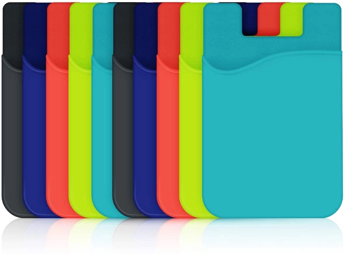 Silicone Cell Phone Sleeve Wallet Holder 3