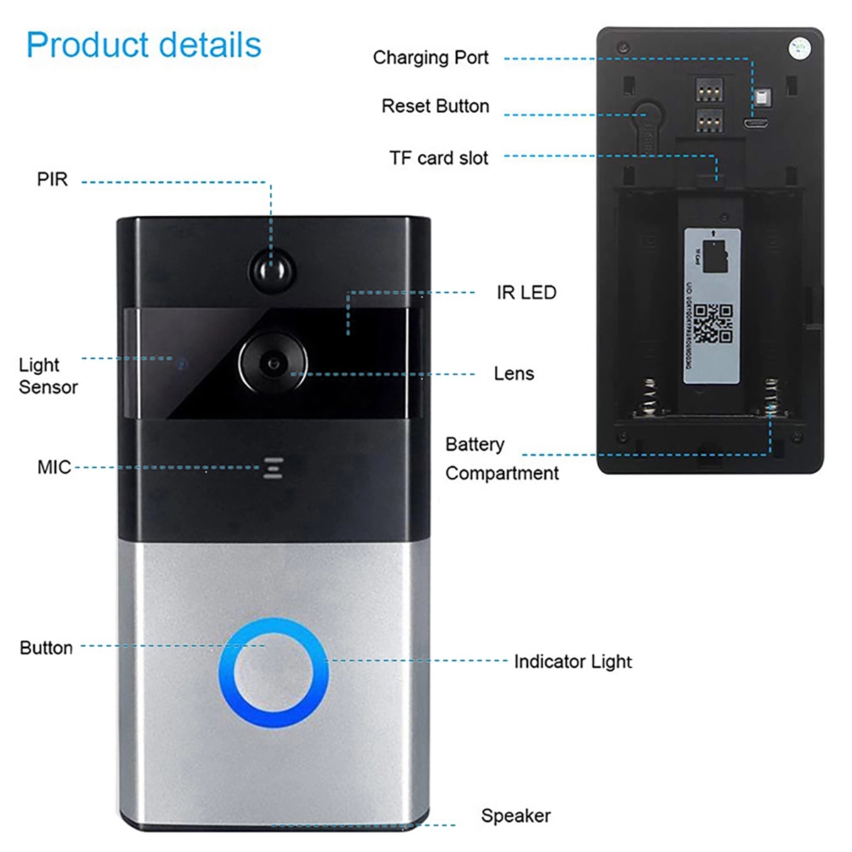 Doorbell 1080p HD video 3
