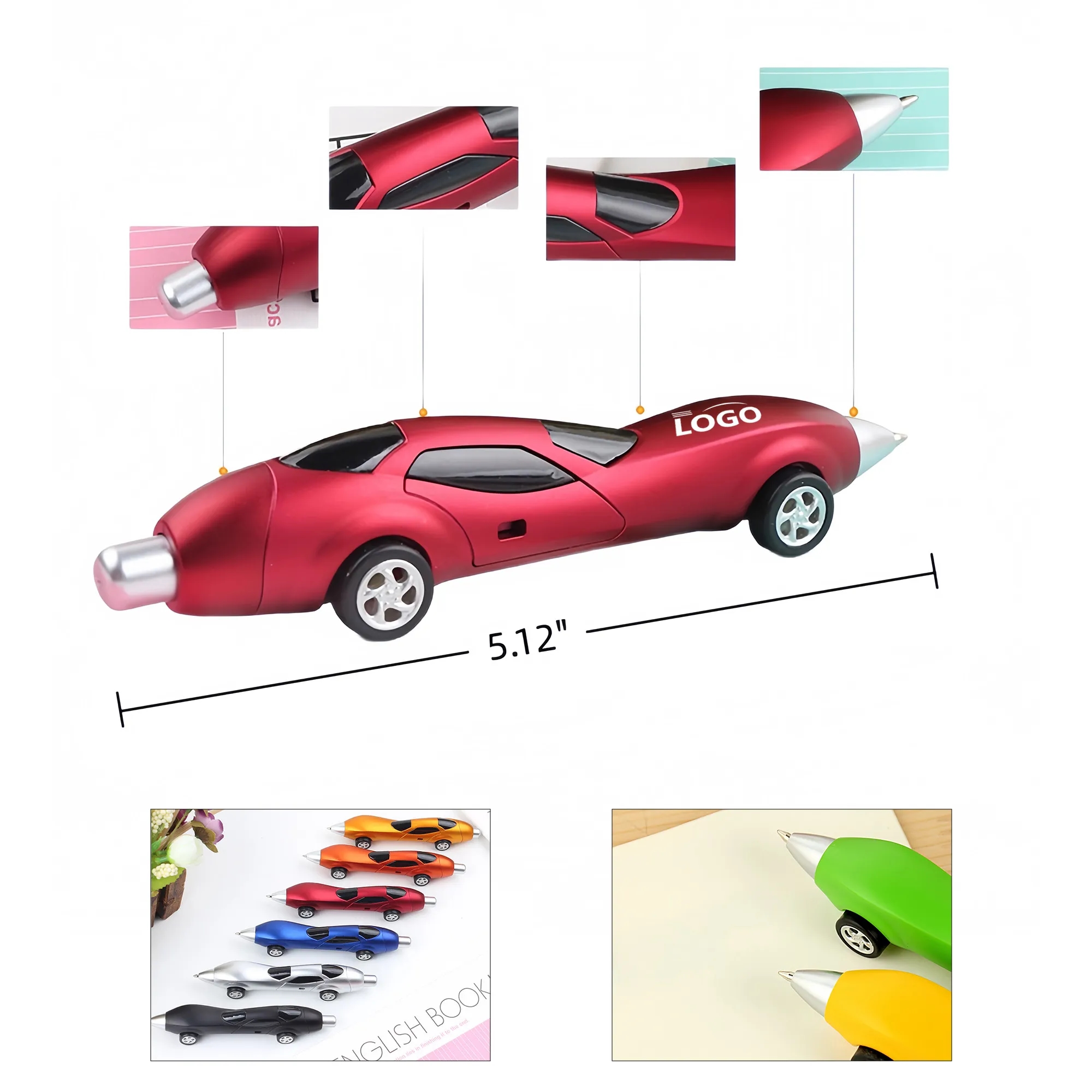 Car Ballpoint Pen, Novelty Auto Themed Gift