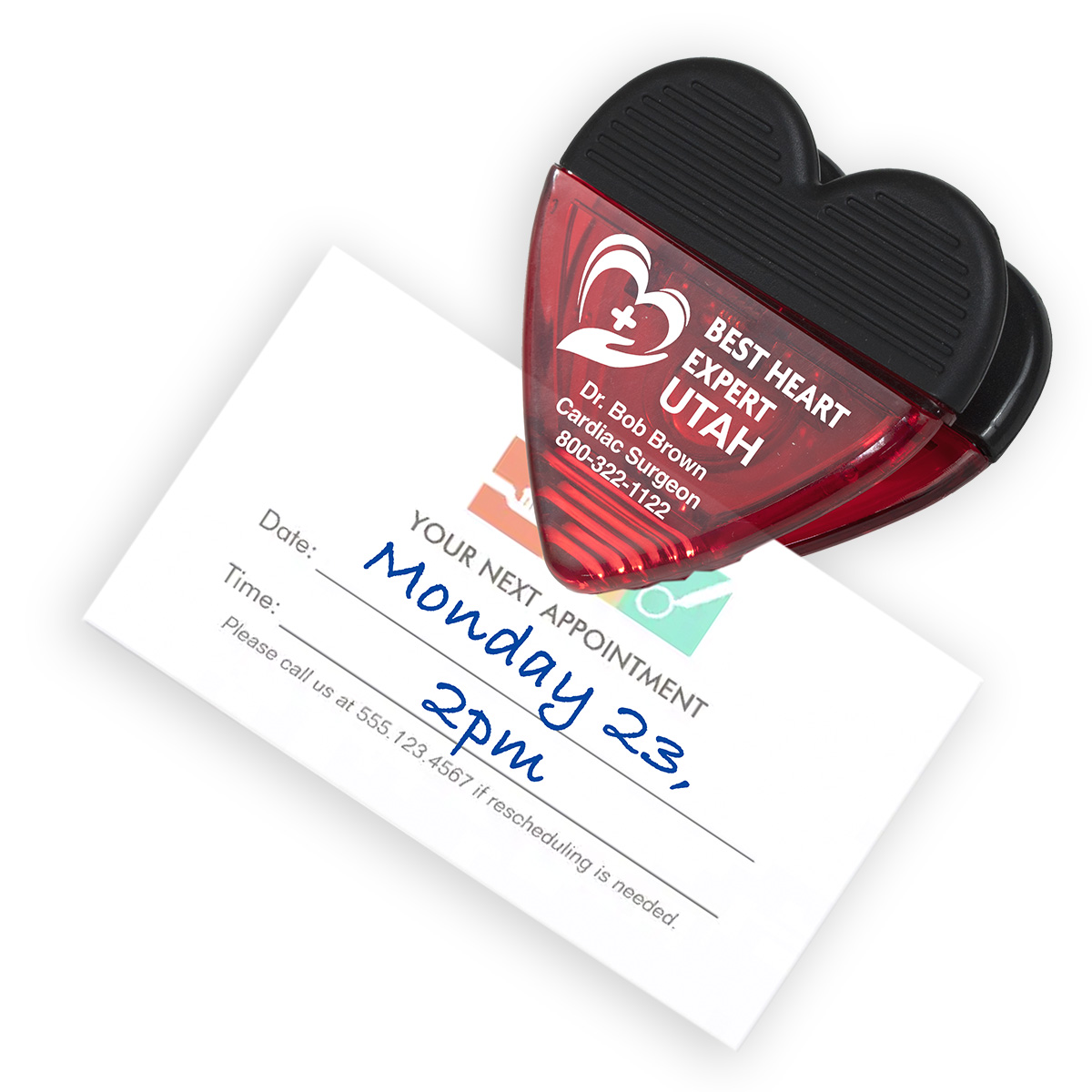 "CORAZON" Heart Shaped Accessory And Memo Clip 9