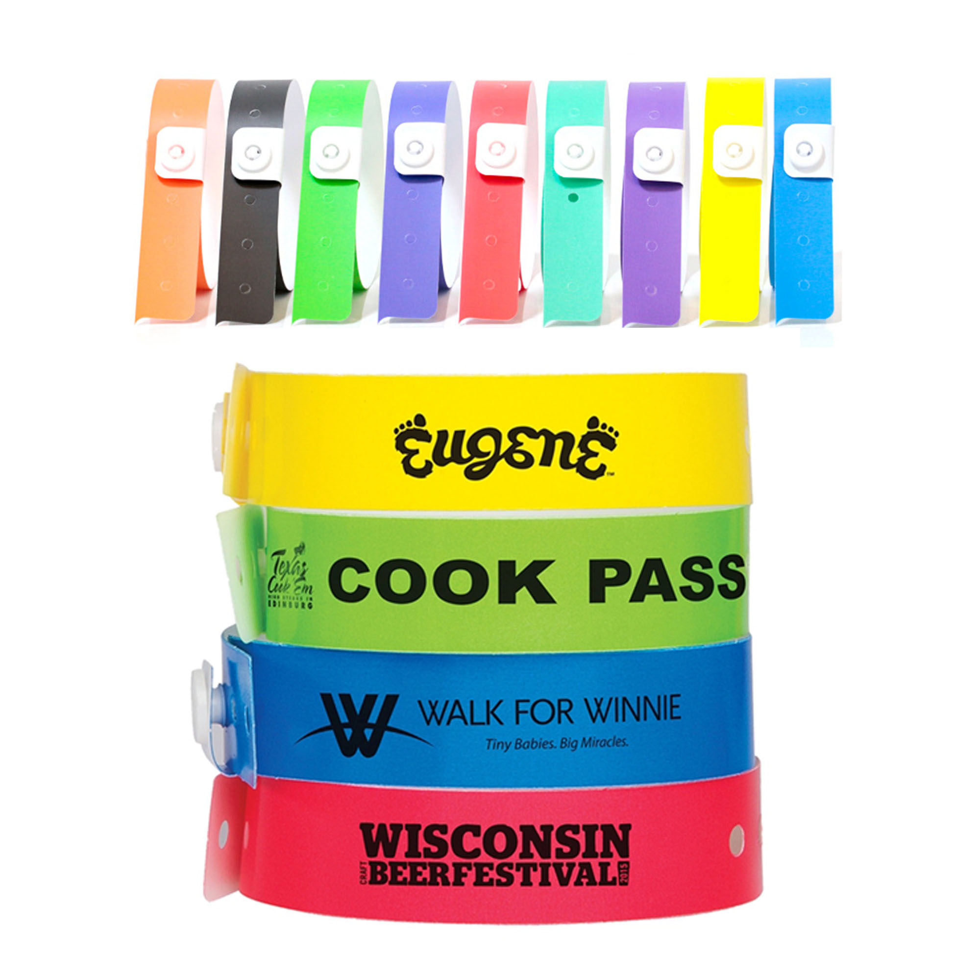Durable L-Style Plastic Bracelets 2