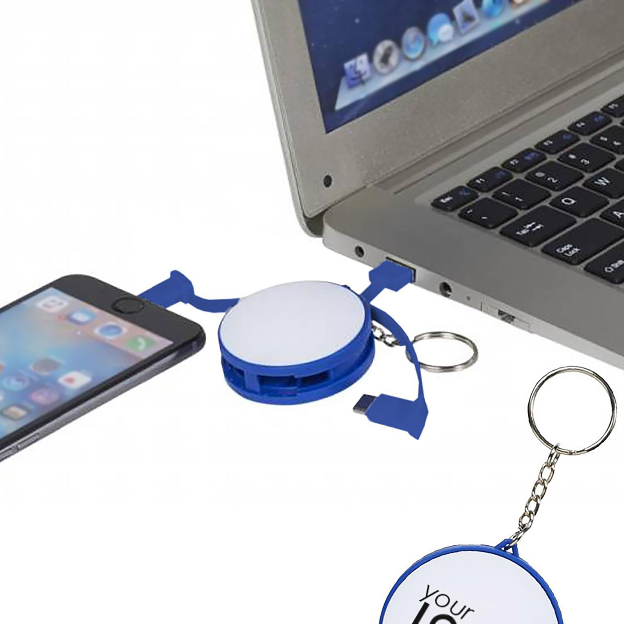 Three-In-One Data Cable Retractable 1