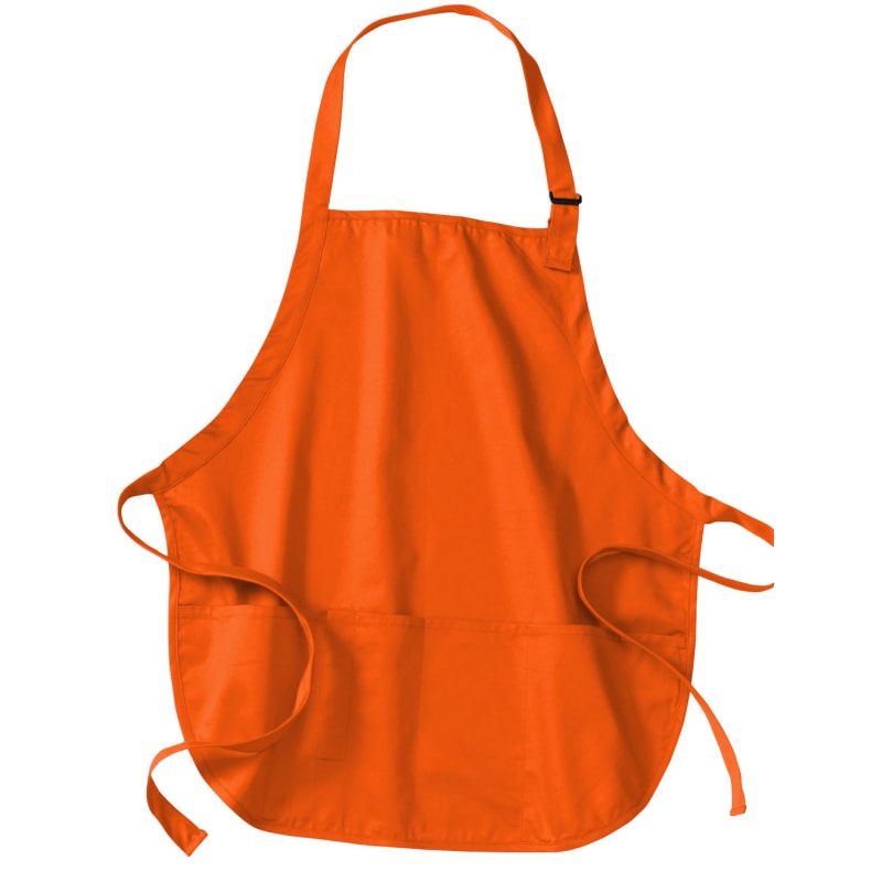 Port Authority Medium-Length Apron With Pouch Pockets. 41