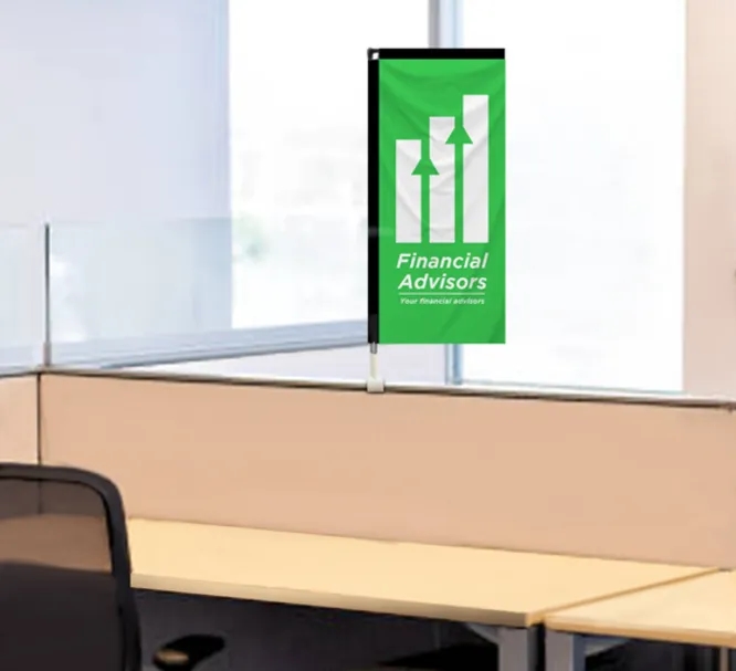 Clip Flags - Rectangle Double side (9.06" x 20.47") 2