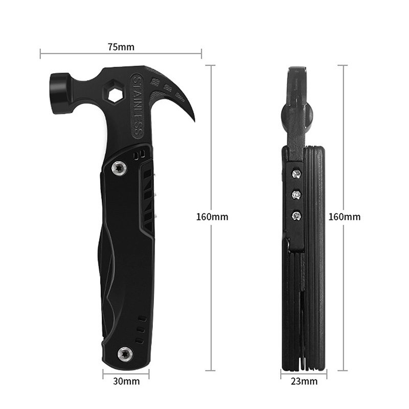 All in One Multitool Portable Folding Survival Hammer 5