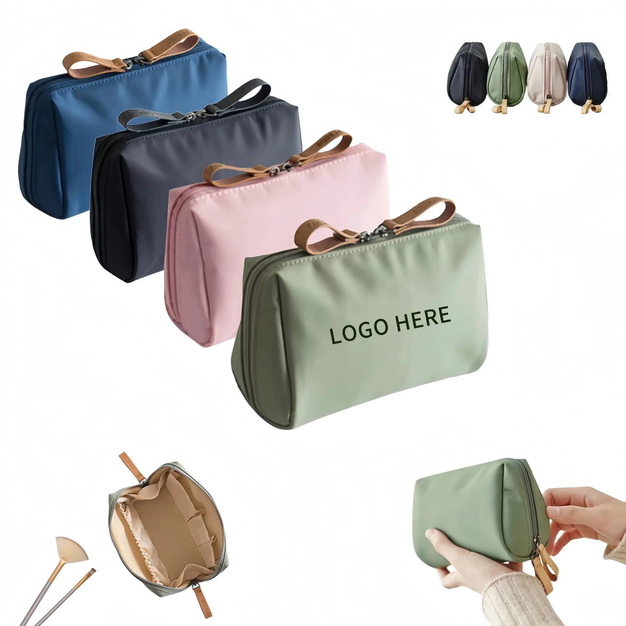 Lightweight Travel Women Makeup Pouch 5