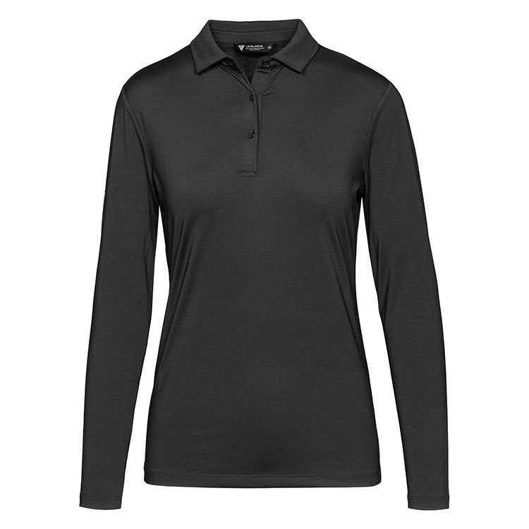 Levelwear Ladies Long Sleeve Canyon Polo 6