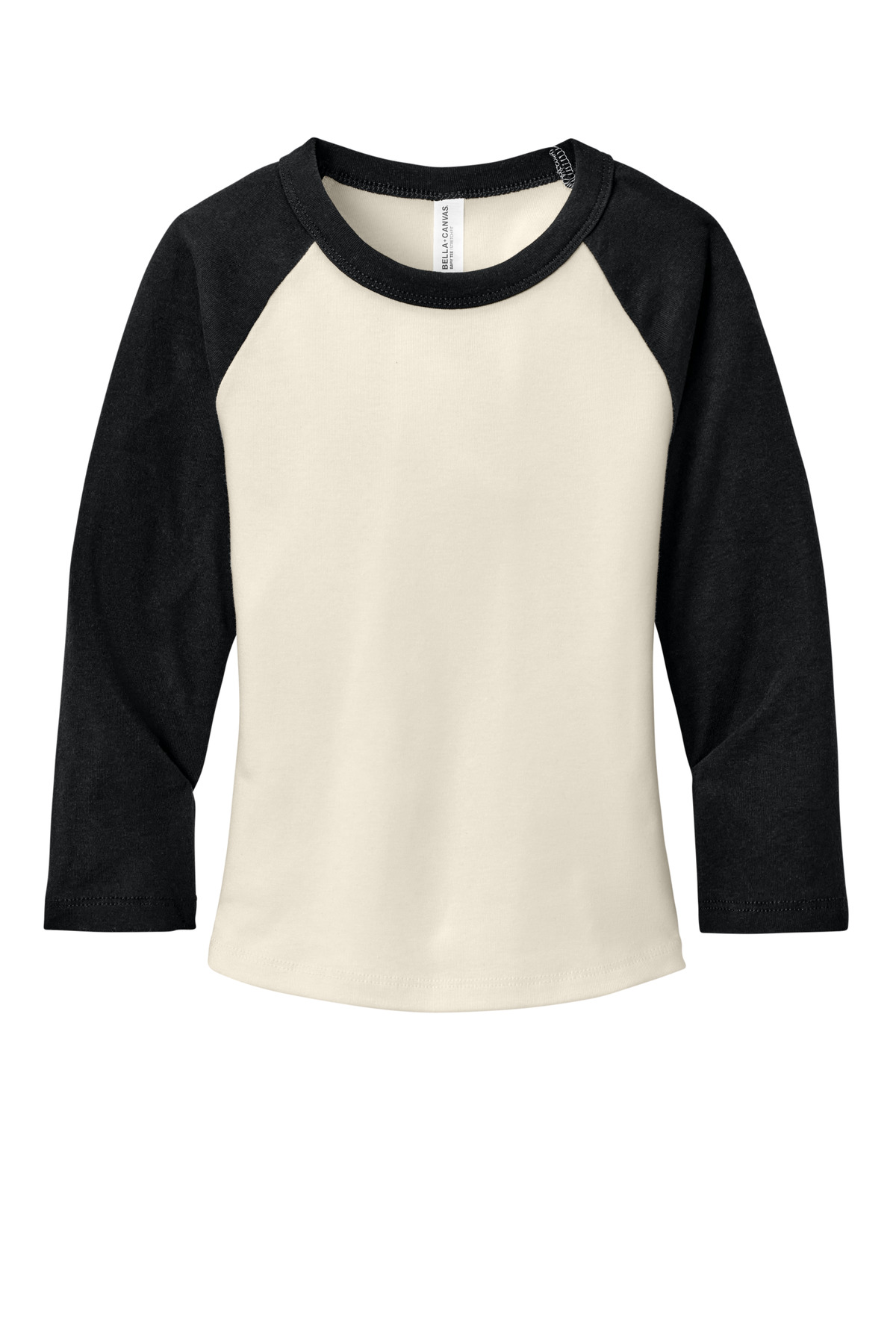 BELLA+CANVAS Women's Micro Rib 3/4 Raglan Baby Tee BC1200 6