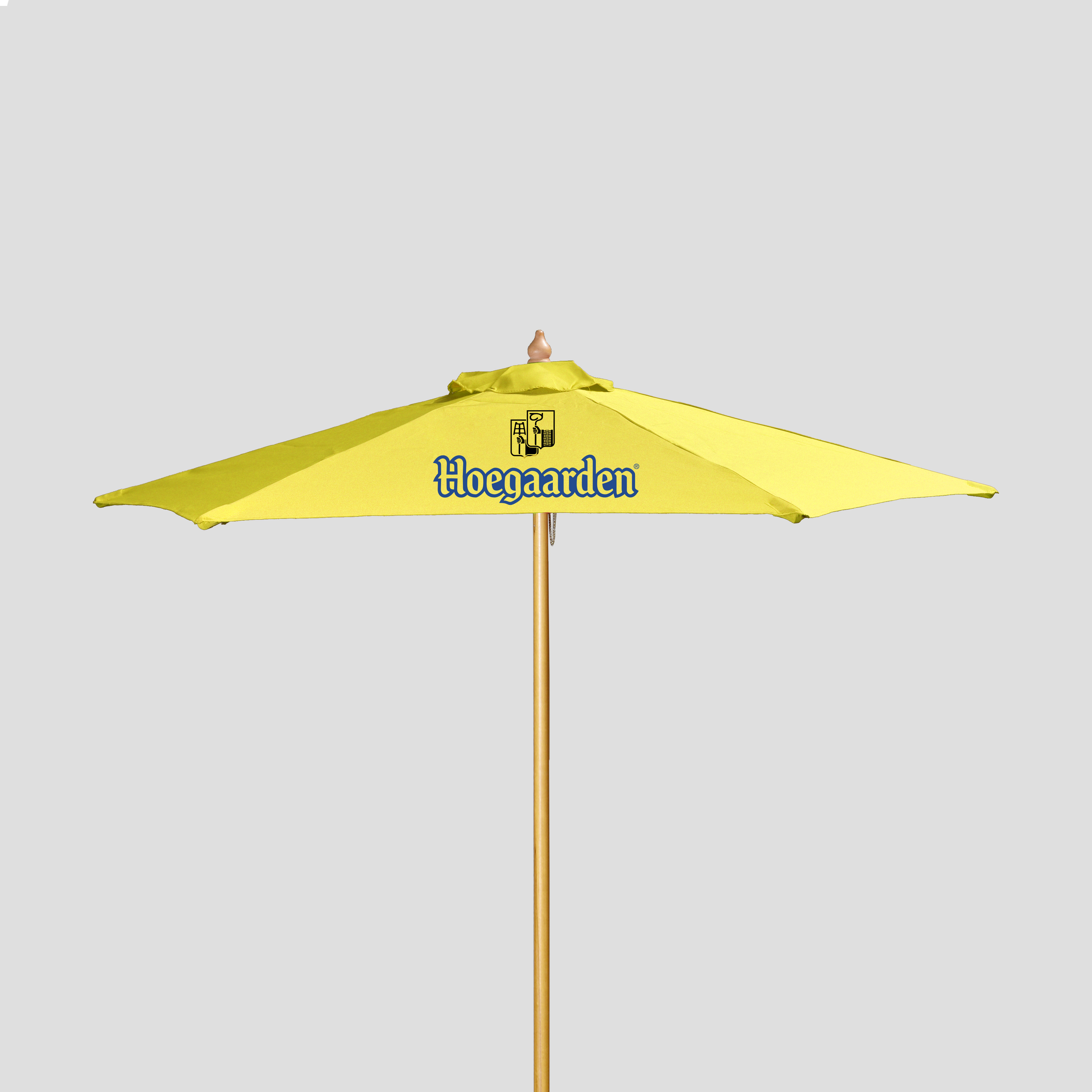 7' Wood Market Umbrella