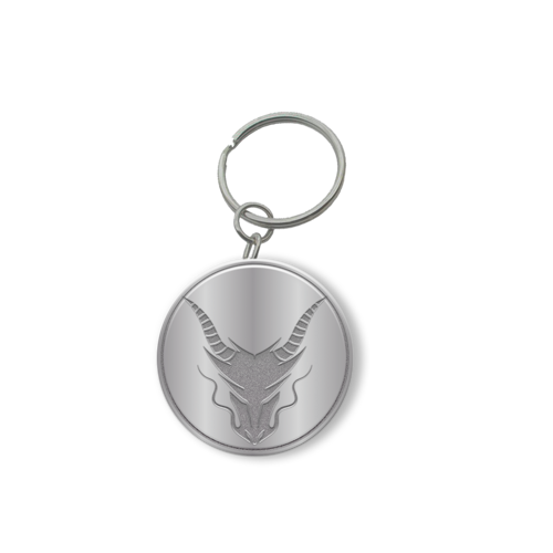 Customized Zinc Alloy Keychain with Antique Silver Plating 1