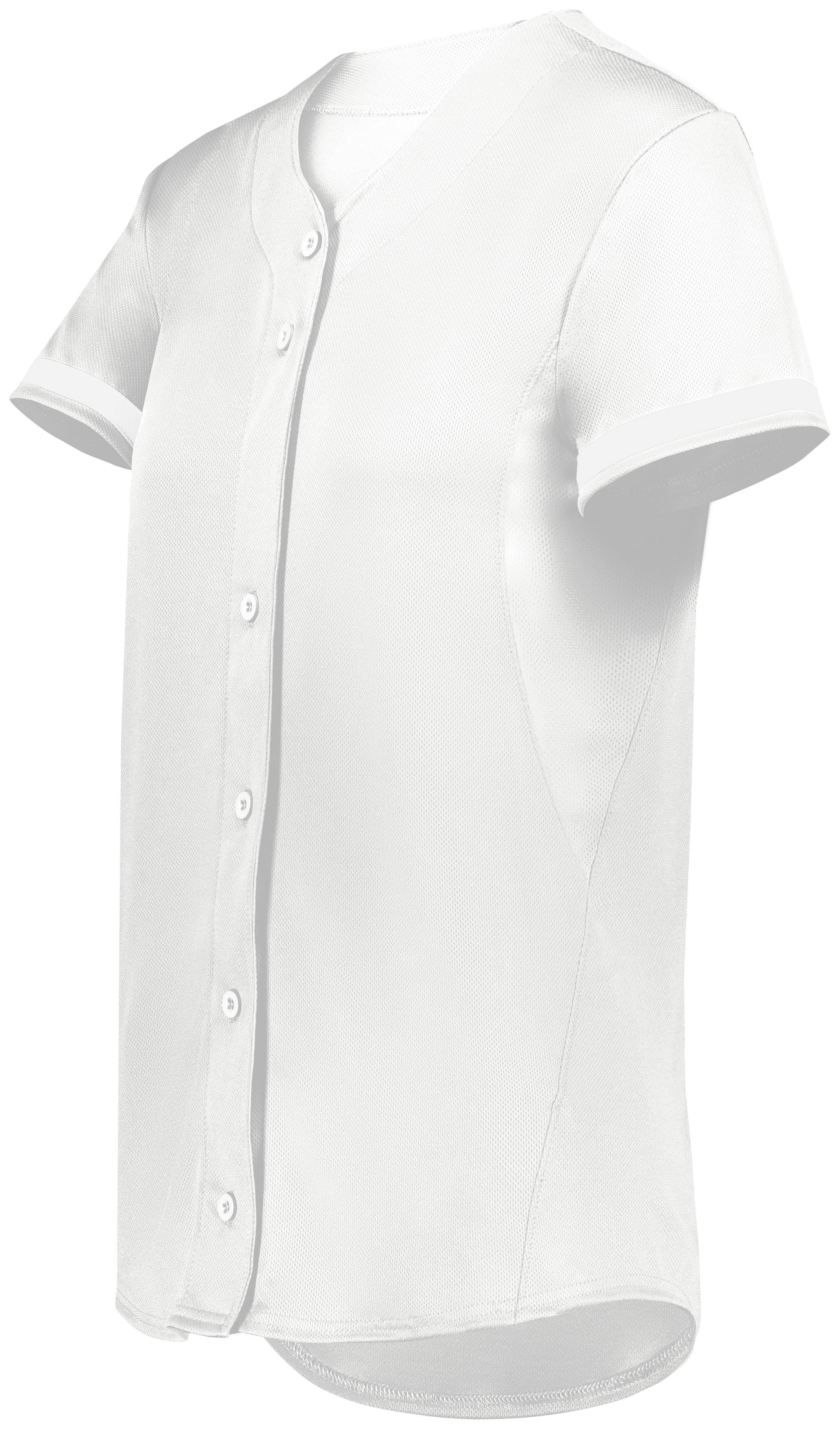 Girls Cutter+ Full Button Softball Jersey 2