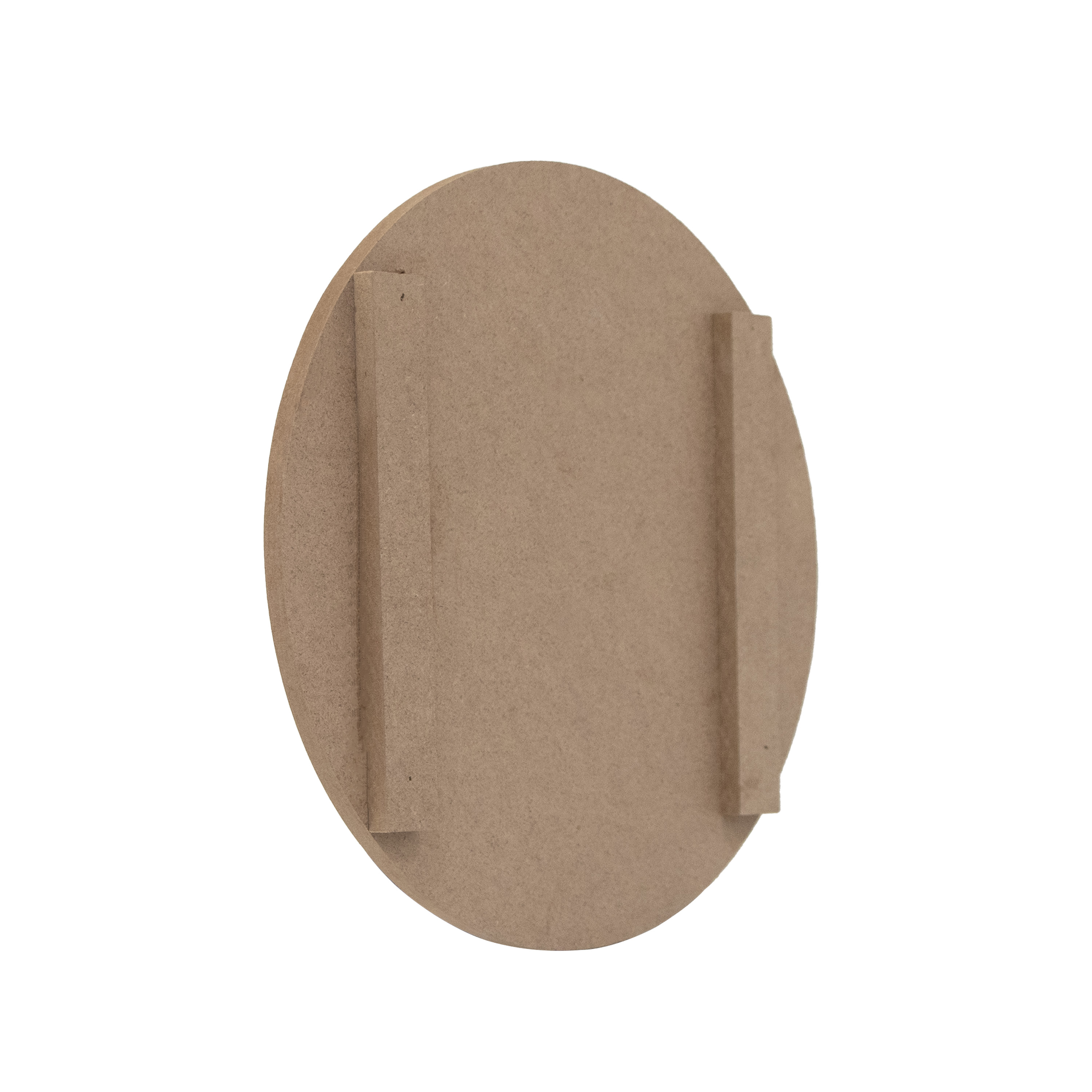 12" Round MDF Wood Print 2