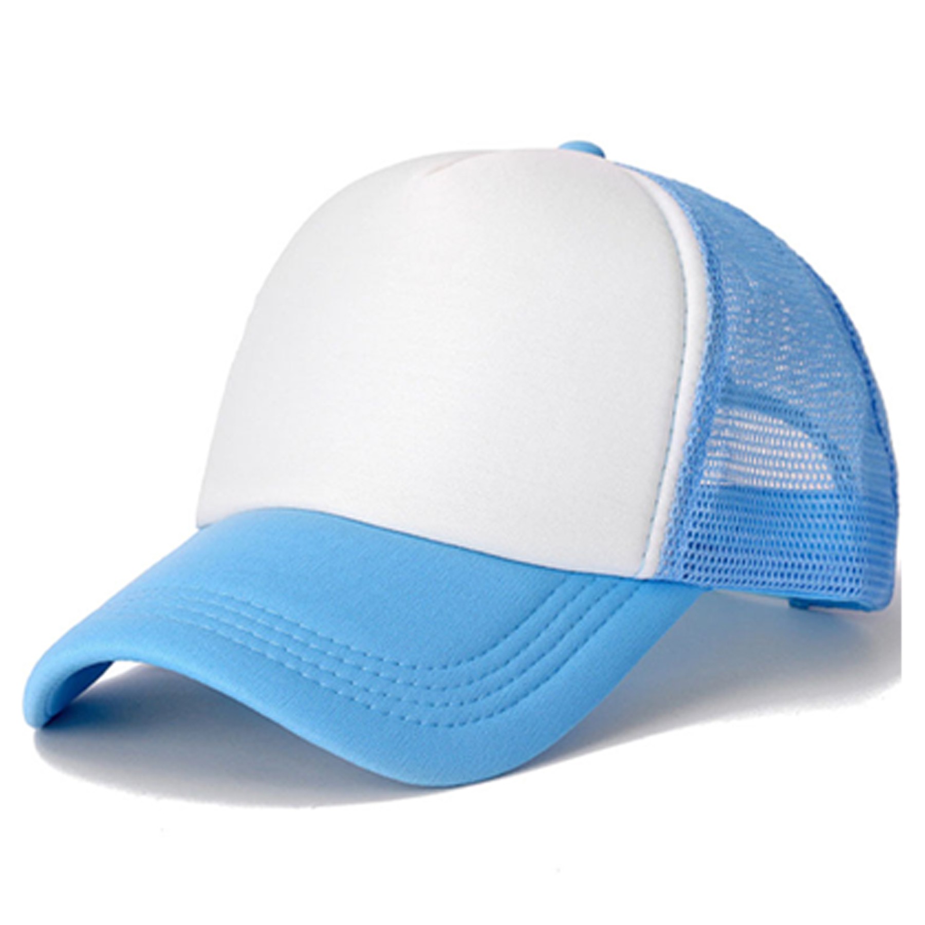 Short Brim Mesh Back Baseball Cap 3